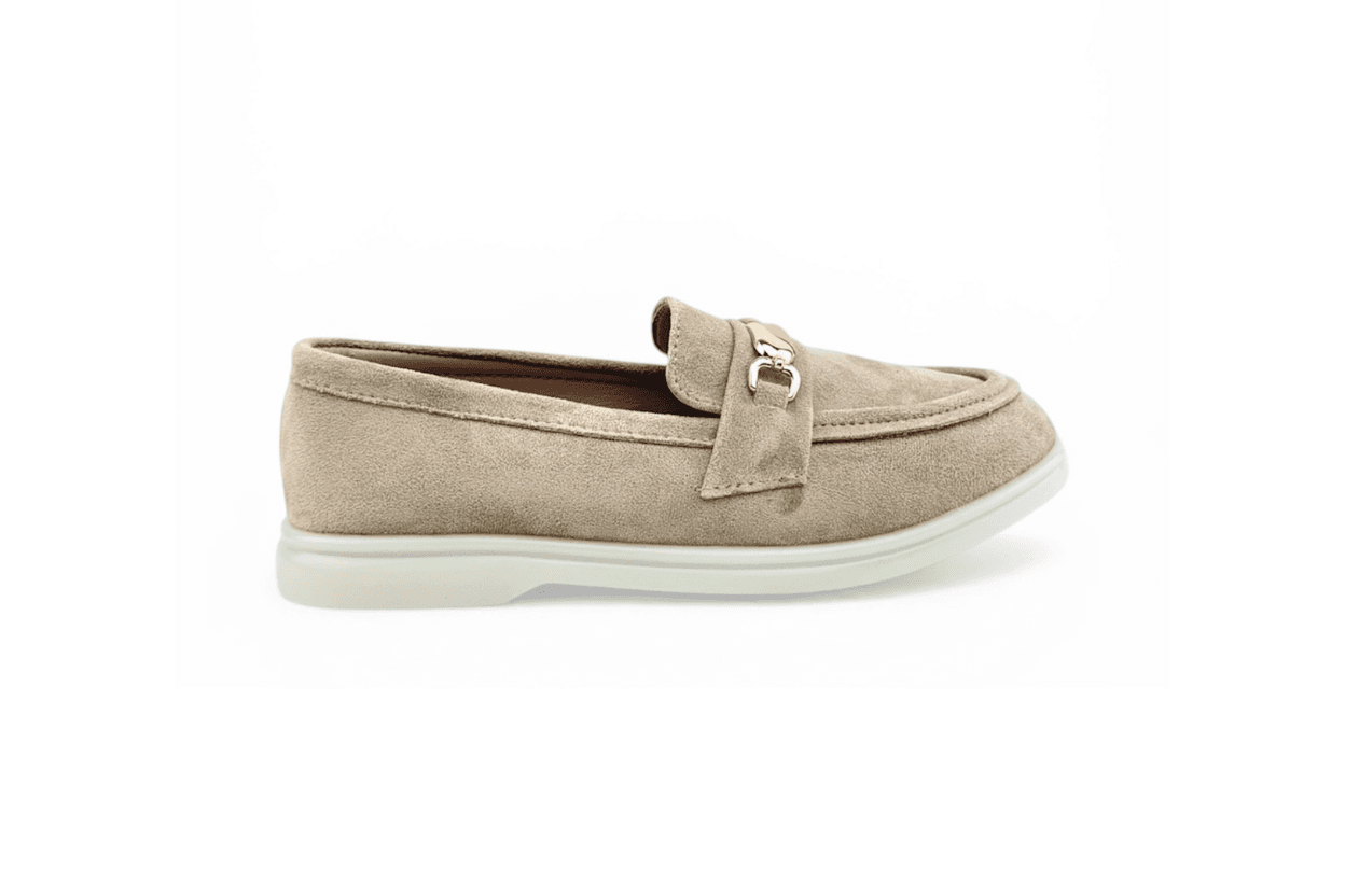 mocasin confort femme dam beige R066