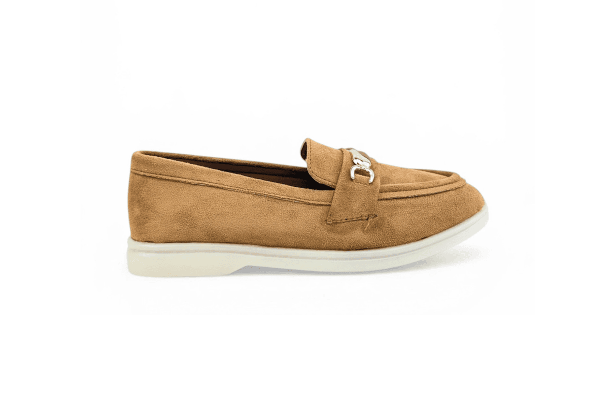 mocasin confort femme dam camelle R065